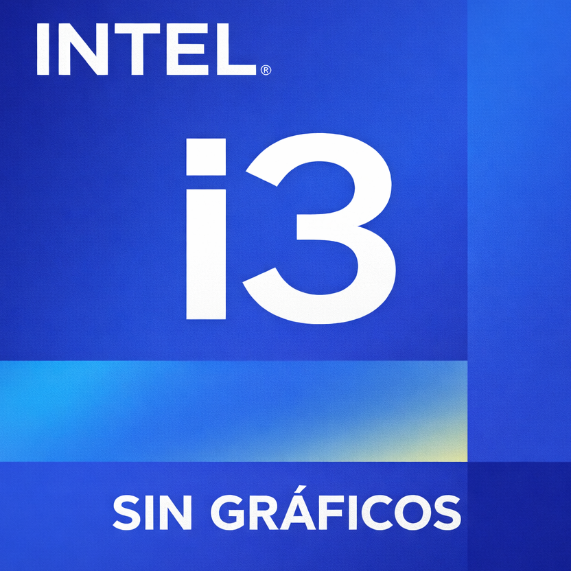 INTEL CORE I3 sin gráficos